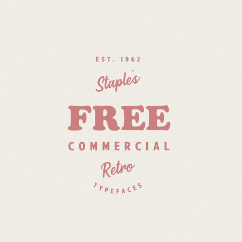 Our Favourite Free Commercial Retro Fonts